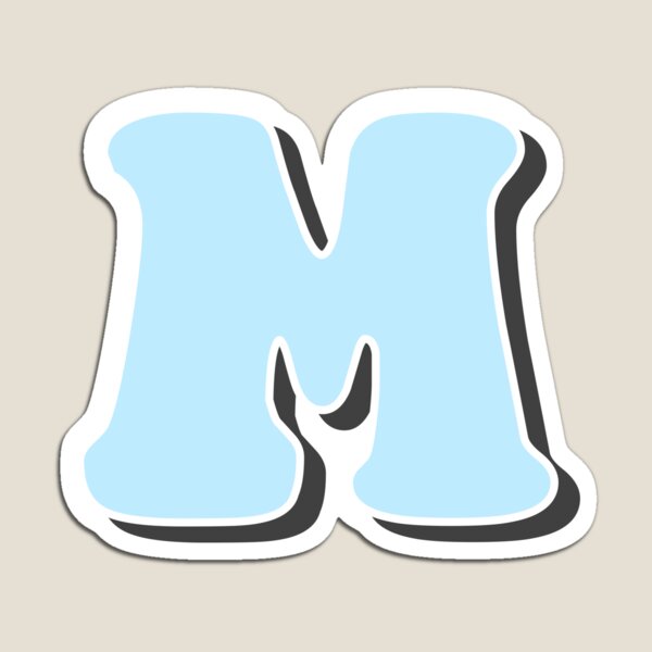 Item preview, Blue letter "M" designed and sold by slvx.
