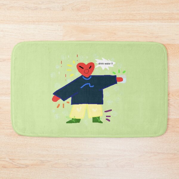 Item preview, little heart friend says drink water!! designed and sold by 2maie.