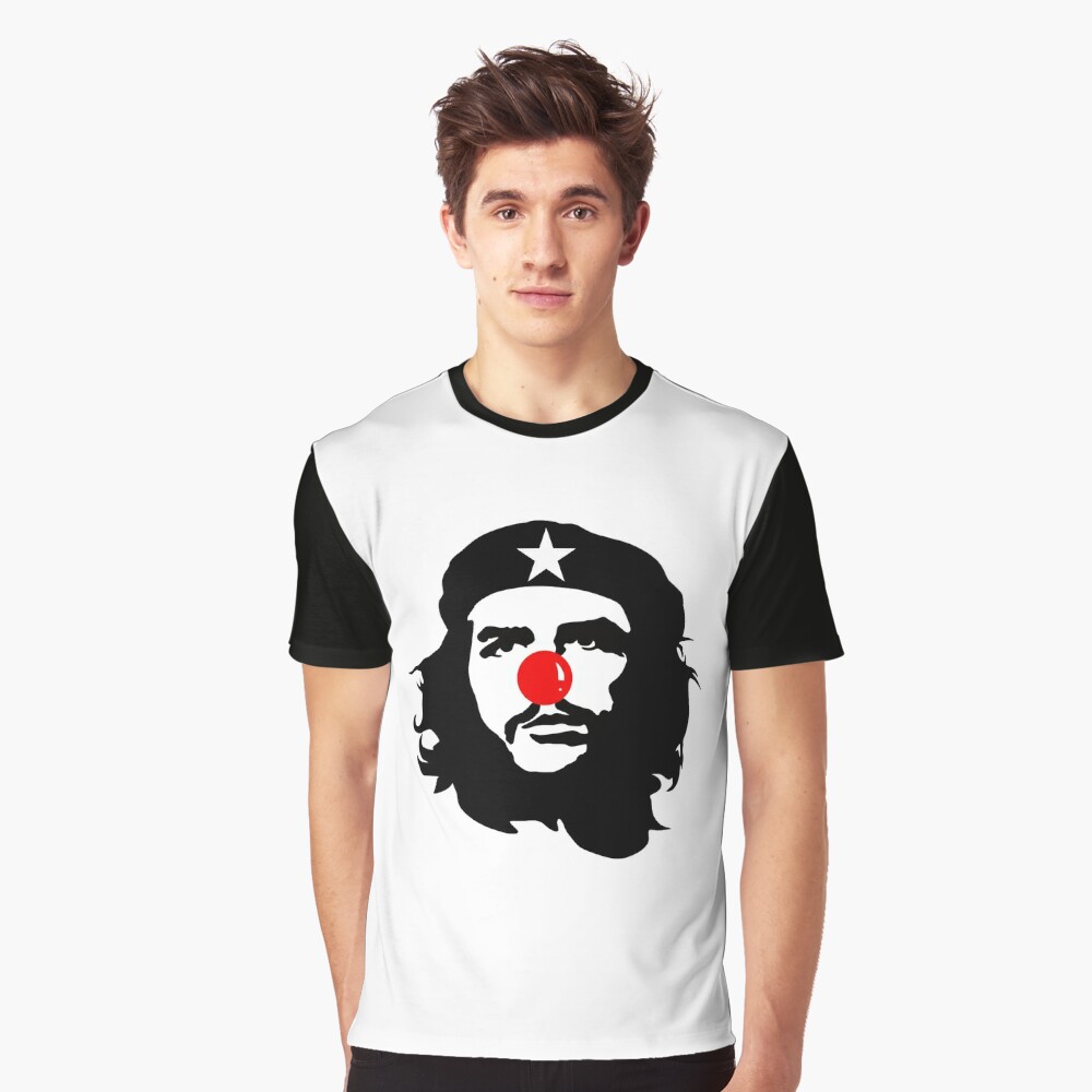  Ernesto Che Guevara Clown Face Premium T-Shirt : Clothing,  Shoes & Jewelry