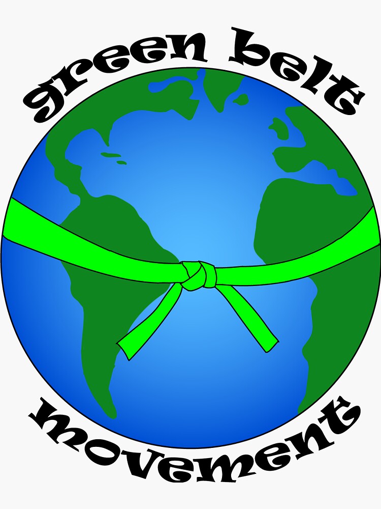 "Green Belt Movement" Sticker by alexoswald60 | Redbubble