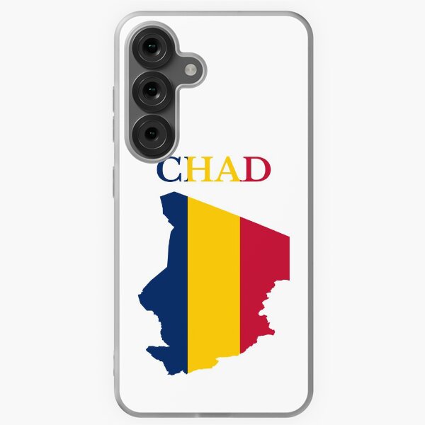 Item preview, Republic of Chad flag map designed and sold by marosharaf.