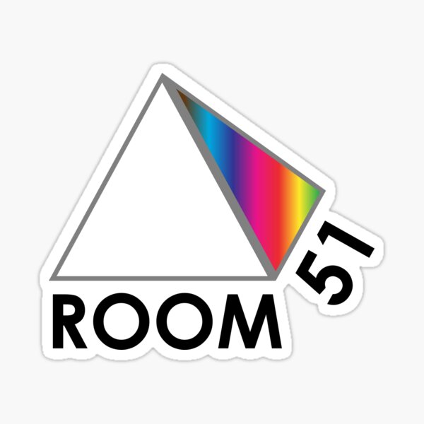 Room 51 PRIDE Logo Sticker