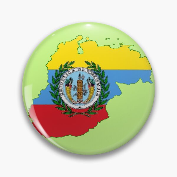 Item preview, Colombia Map with Colombian Flag designed and sold by Havocgirl.