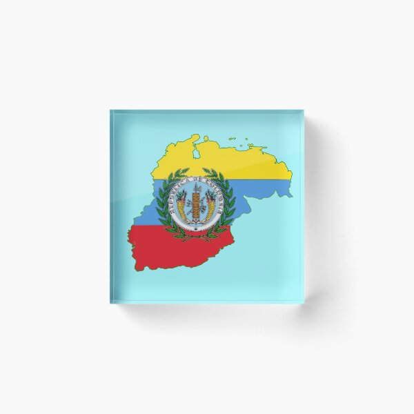 Item preview, Colombia Map with Colombian Flag designed and sold by Havocgirl.