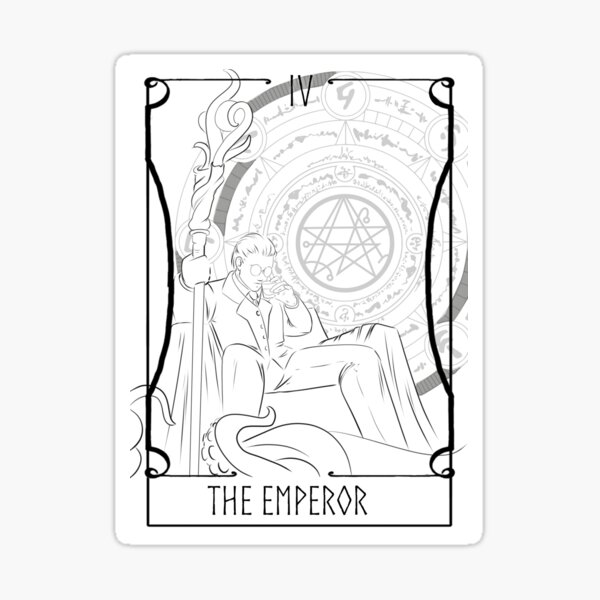 Tartor Card--The Emperor Sticker