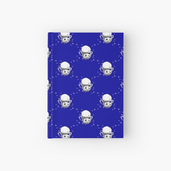 Pug Skull Hardcover Journal