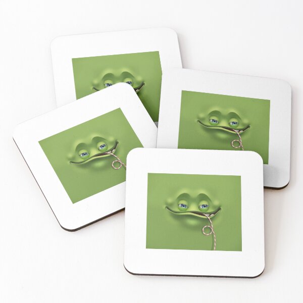 Item preview, Green Straw Milkshake Cute Emoji Face designed and sold by Sipsta.