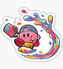 Painting Kirby Sticker