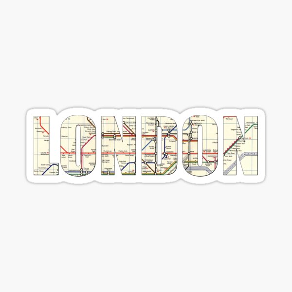 Artikel-Vorschau von Londoner U-Bahn-Karte, designt und verkauft von SepticPheasant.