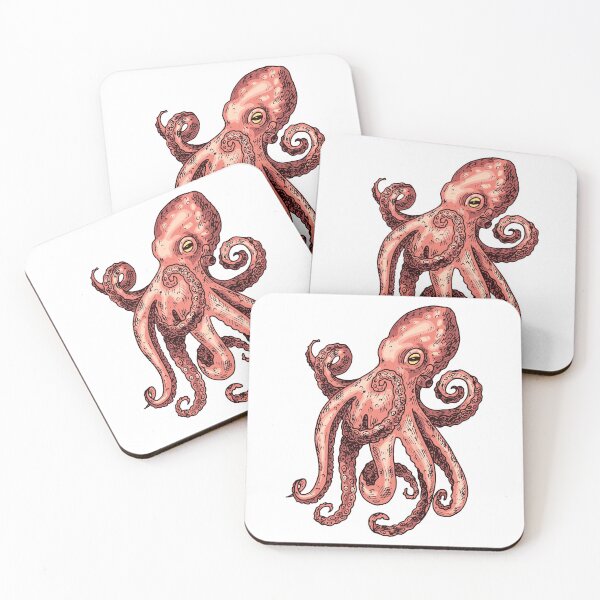 Item preview, The Red Octopus designed and sold by Vector Scout Lab.