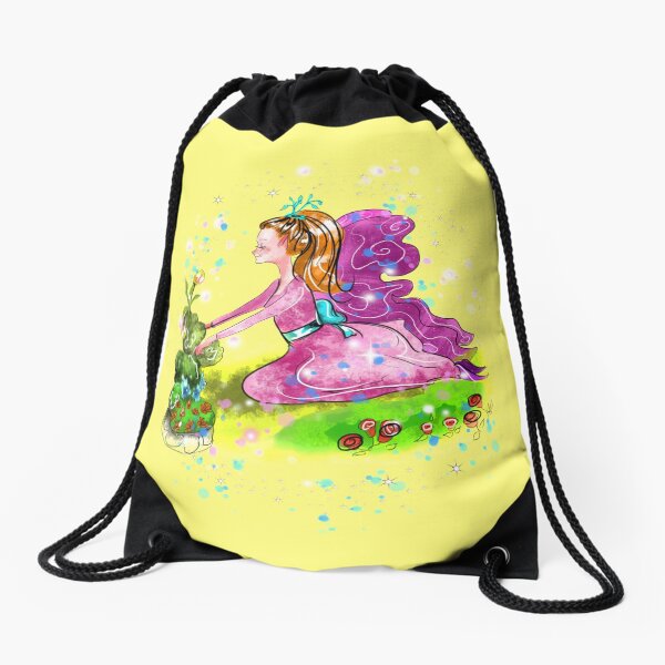 Qiana the Outdoor Gardening Fairy™ Drawstring Bag