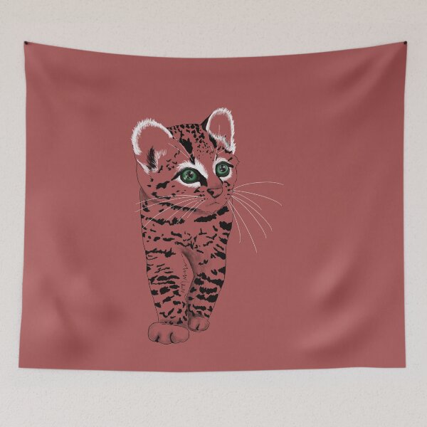 Item preview, Fluffy Baby Margay  designed and sold by Mayakiwi.