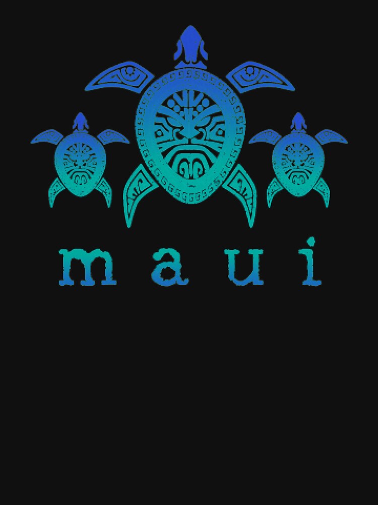 "Maui Hawaii Sea Turtle Scuba Diving Souvenir" Tshirt by AndrewAirlie