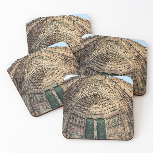 Item preview, Strasbourg Cathedral Central Portal in Fisheye designed and sold by Elzbieta Fazel.
