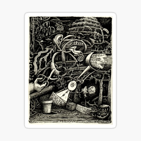 The Garden of Madness Sticker