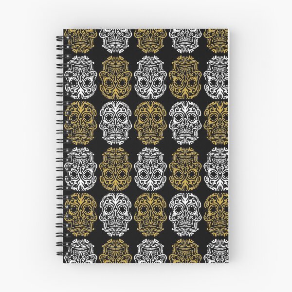 Item preview, Gold/white dia de los muertos calavera designed and sold by Randoprint.
