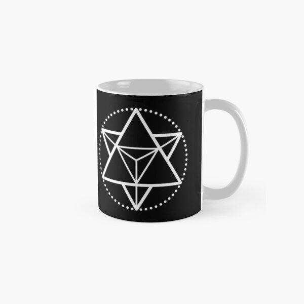 The Principle of Mentalism - White Startetrahedron / Mercaba Classic Mug