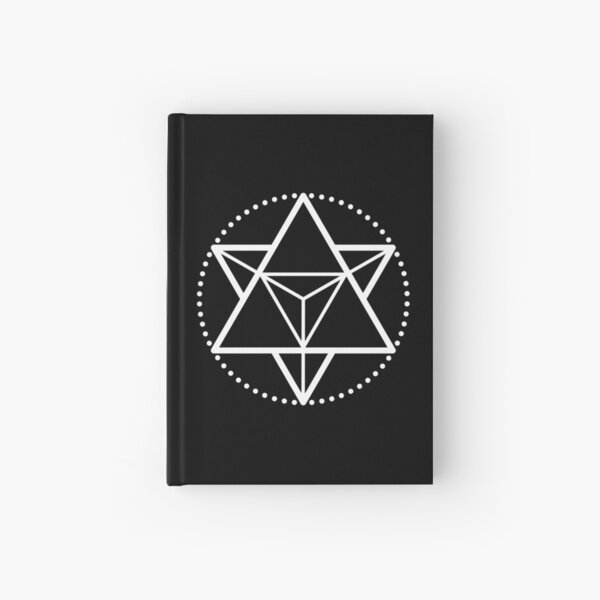 The Principle of Mentalism - White Startetrahedron / Mercaba Hardcover Journal