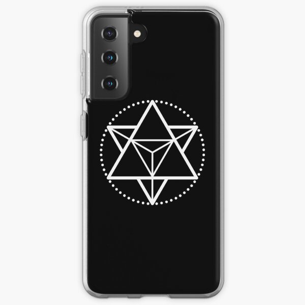The Principle of Mentalism - White Startetrahedron / Mercaba Samsung Galaxy Soft Case