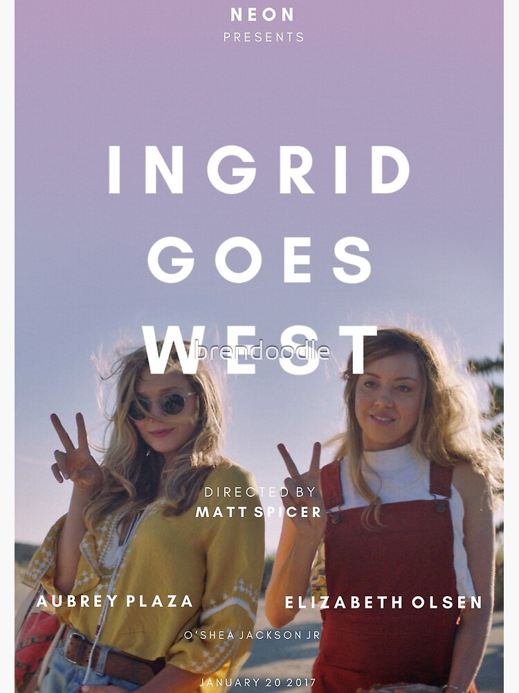 Disover Ingrid goes west alternative poster Premium Matte Vertical Poster