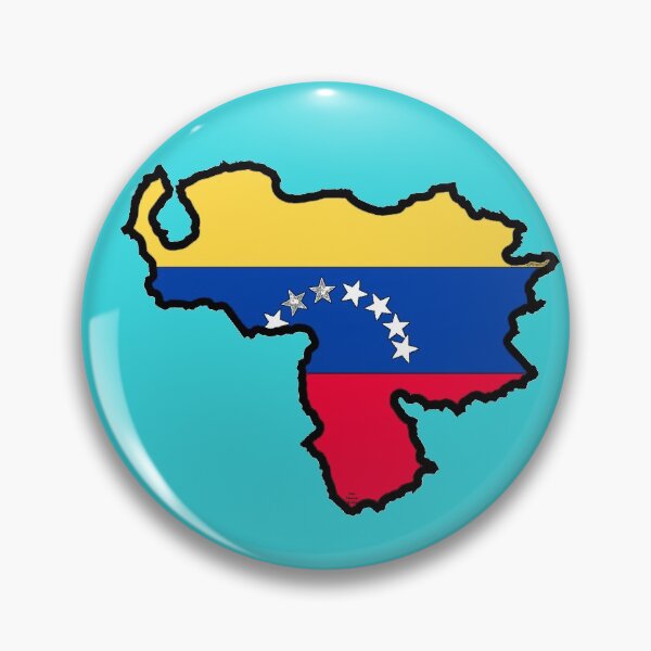 Item preview, Venezuela Map with Venezuelan Flag designed and sold by Havocgirl.
