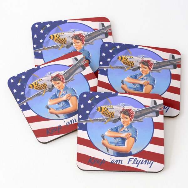 Item preview, Keep Em' Flying -  American Beauties Pin-up art by Greg Hildebrandt designed and sold by spiderwebart.
