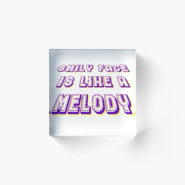 Item preview, Smily face like a melody designed and sold by Riyaz Shaikh.