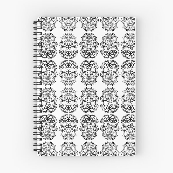 Artikelvorschau, Black/white dia de los muertos calavera entworfen und verkauft von Randoprint.