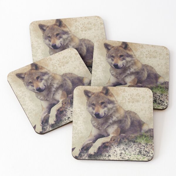 Item preview, Wolf Painting designed and sold by eddyscanyon.