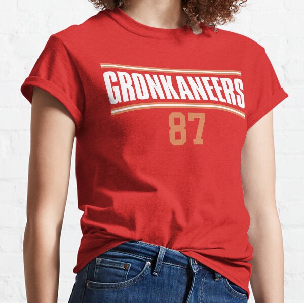 Fruit of The Loom Get Gronk'd Gronkowski T-shirts | High Quality Women's T-Shirt - Red - Available in All Sizes | Gronkowski