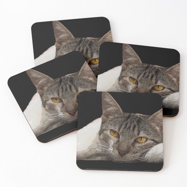 Item preview, cat portrait designed and sold by ricobarinas.