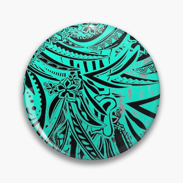 Item preview, Samoan - Polynesian Hibiscus Tribal Threads designed and sold by sunnthreads.