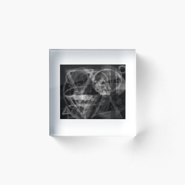 Olga’s "VOVA X-Ray" with White Frame Acrylic Block