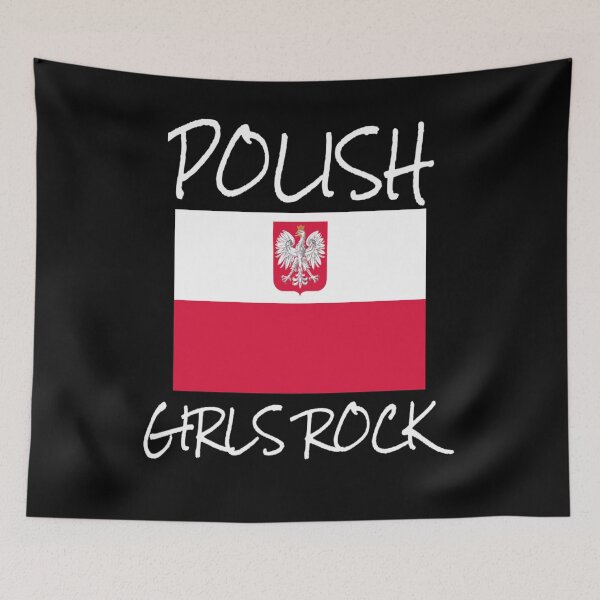 Item preview, Polish Girls Rock Flag Of Poland T Shirt Merch designed and sold by PRINTS2HOT.