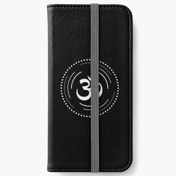 The Principle of Mentalism - White Startetrahedron / Mercaba iPhone Wallet