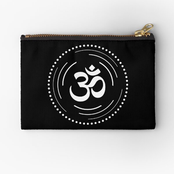 The Principle of Mentalism - White Startetrahedron / Mercaba Zipper Pouch