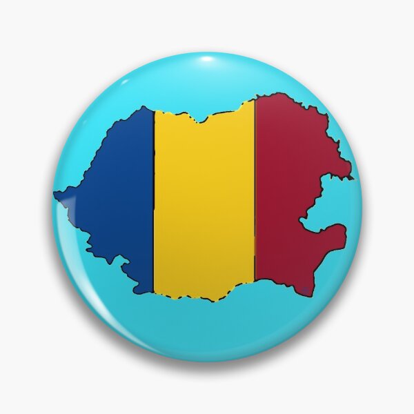Item preview, Romania Map with Romanian Flag designed and sold by Havocgirl.