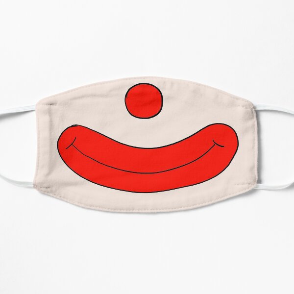 Friendly Clown Flat Mask