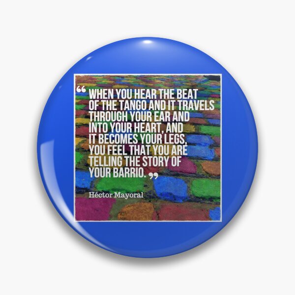 Item preview, Héctor Mayoral Tango Quote - The Beat of the Tango designed and sold by infinitetango.