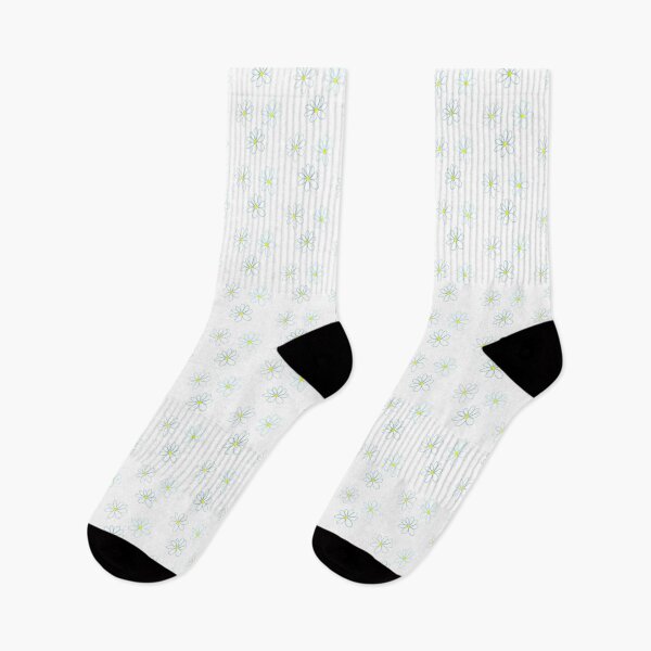 Item preview, Cute Drawn Daisies (white) designed and sold by Sliceoflifeart.