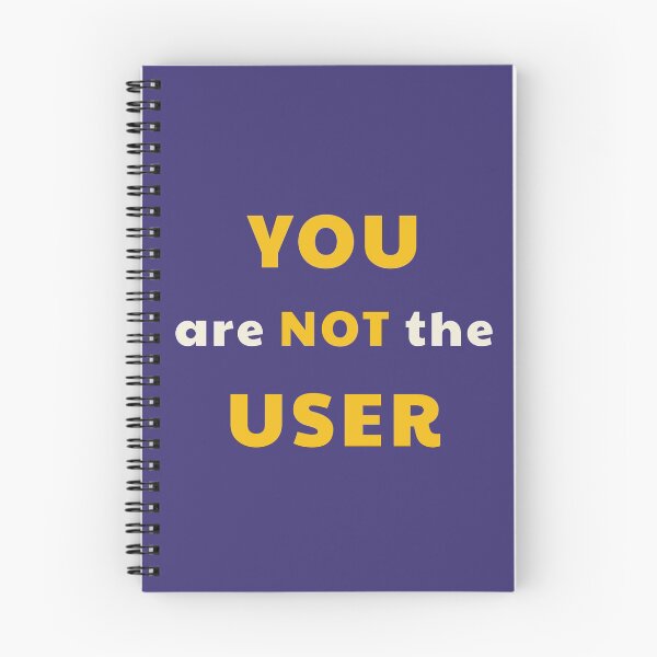 Artikelvorschau, Sie sind NICHT der Benutzer entworfen und verkauft von UX/UI Shop.