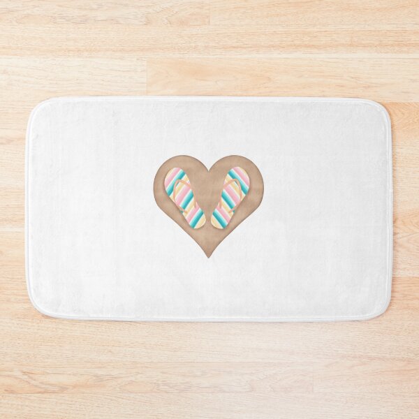 Item preview, Summertime Beach Sandals Heart designed and sold by Elle  Hazlett.