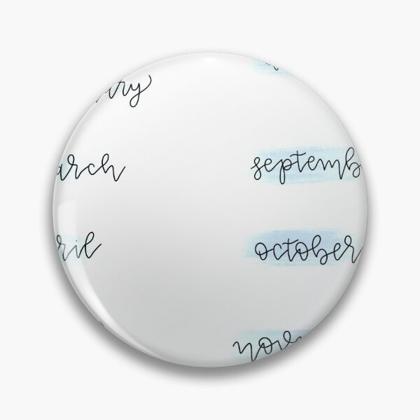 Item preview, Blue Month Labels designed and sold by 17sashak.