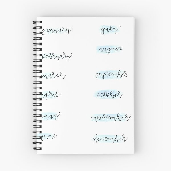 Item preview, Blue Month Labels designed and sold by 17sashak.