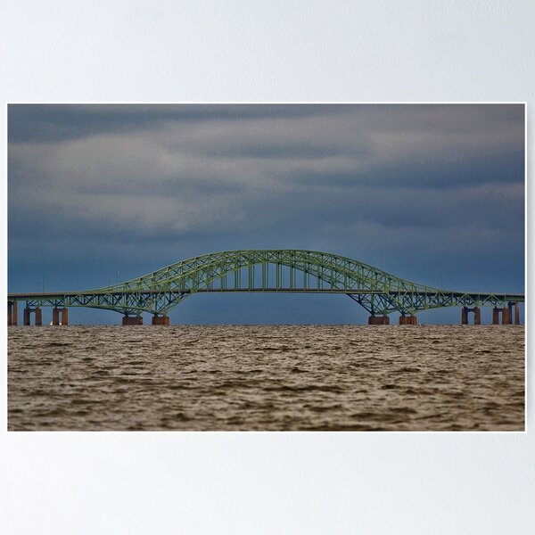 Item preview, The Captree Bridge View from Babylon Village Dock designed and sold by floofpictures.