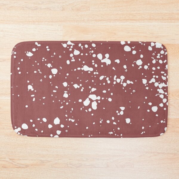 Item preview, Brick Red with White Paint Splatter designed and sold by Dots and Dashes  Co..