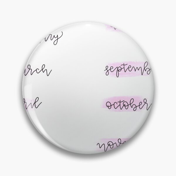 Item preview, Pink Month Labels designed and sold by 17sashak.