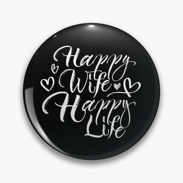 Item preview, Happy Wife Happy Life designed and sold by graphicmeyou.