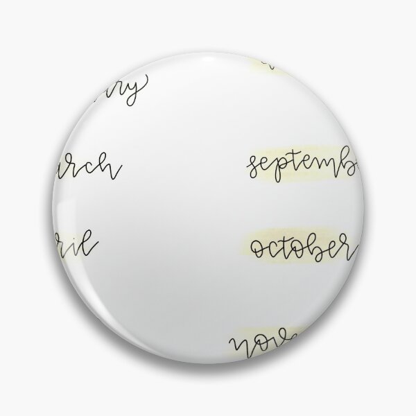 Item preview, Yellow Month Labels designed and sold by 17sashak.