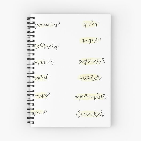 Item preview, Yellow Month Labels designed and sold by 17sashak.